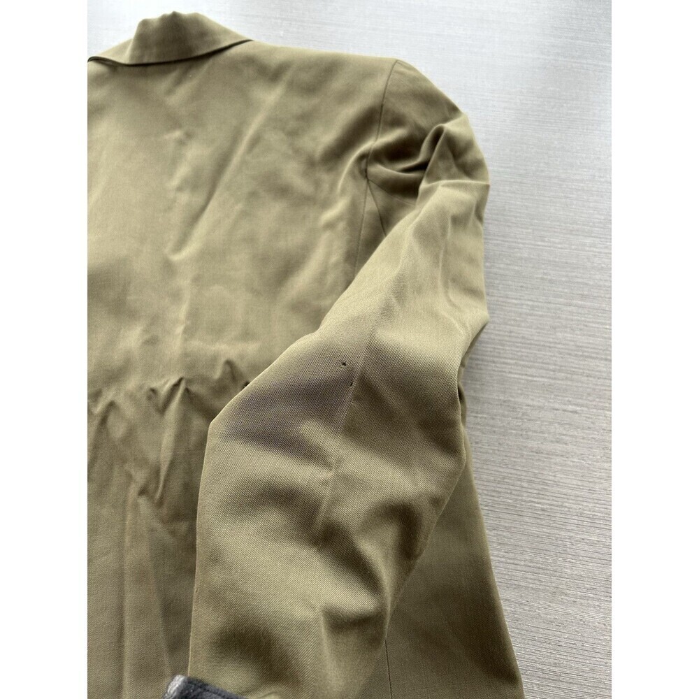 Vintage J. Crew 100% Wool Schoolboy Blazer Green 4 - Picture 4 of 8